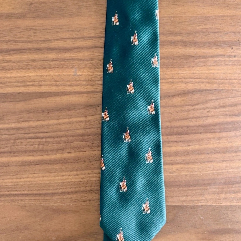 Elegant Polo Design Men's Tie in Teal